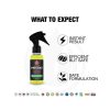 Poster style layout with bottle containing liquid called Ecoclean Precoat and bullet style information.