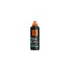 Black plastic bottle with orange nozzle containing Fine Cut Finishing Compound
